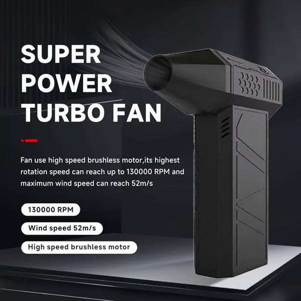 🔥130000RPM Super Power Turbo Fan